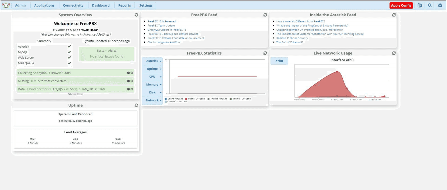 zoiper freepbx setup